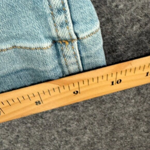 Maeve Anthropologie Colette Wide Leg Crop Jean Light Wash Patch Pocket Sz 28 NWT - Picture 12 of 13